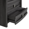 Rocco Bedroom Chest of Drawers, 5-Drawer, 36"W x 52"H - Dark Grey | Commode verticale de chambre à coucher Rocco de 36 po (L) x 52 po (H) à 5 tiroirs - gris foncé