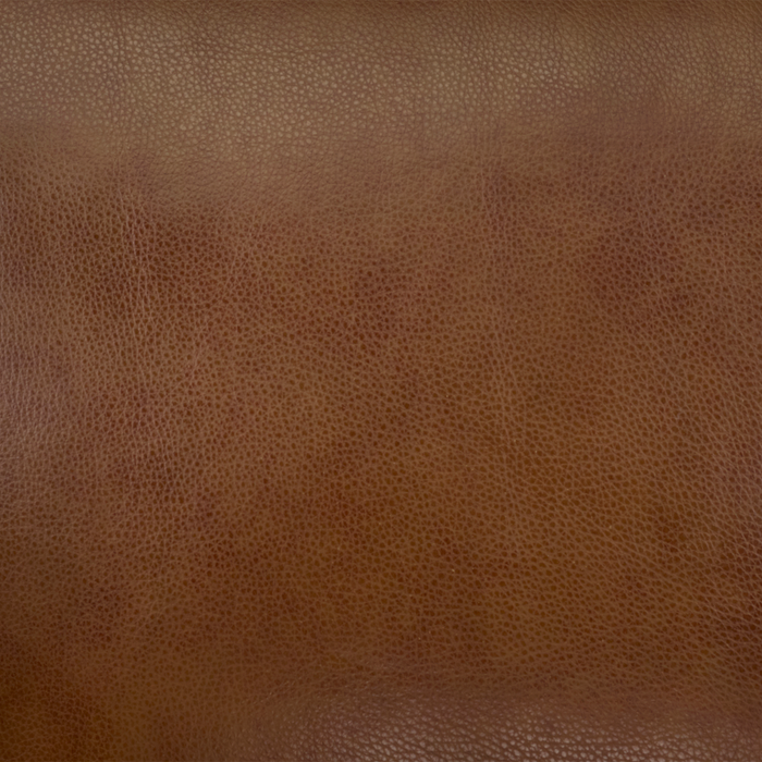 Rodeo 46” Top-Grain Genuine Leather Chair with Removable Cushions – Chestnut 