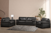 Rodeo 91” Top-Grain Genuine Leather Sofa with Removable Cushions – Charcoal | Sofa Rodeo de 91 po en cuir véritable de qualité supérieure avec coussins amovibles - anthracite