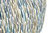 Made in Canada Customizable Sofa Lab Round 38" Fabric Ottoman – Capri Accent Fabric  | Pouf courbé personnalisable de Sofa Lab de 38 po fabriqué au Canada en tissu - tissu décoratif Capri