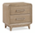 Sasha Bedside 2-Drawer Nightstand, 28"W x 27"H - Natural Oak Brown
