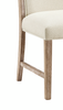 Sasha Dining Chair with Chenille Fabric - Taupe/Natural Oak Brown | Chaise de salle à manger Sasha en tissu de chenille - taupe et brun chêne naturel
