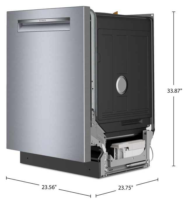 Bosch 300 Series 24\" 46 dBA Built-In Dishwasher – Stainless Steel - SHP53EM5N