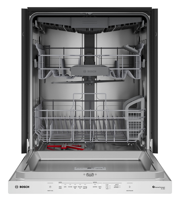 Bosch 300 Series 24\" 46 dBA Built-In Dishwasher – Stainless Steel - SHP53EM5N