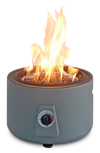 Sol Portable Fire Pit, 16\"W, 60,000 BTU, Propane, Metal - Grey