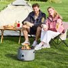 Sol Portable Fire Pit, 16"W, 60,000 BTU, Propane, Metal - Grey | Foyer portatif à gaz propane Sol de 16 po (L) et de 60 000 BTU en métal - gris