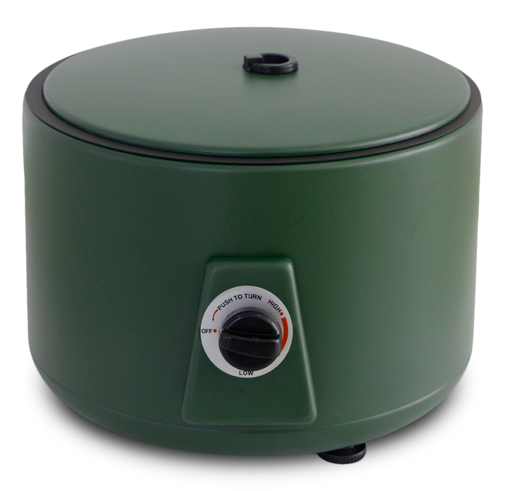 Sol Portable Fire Pit, 15\"W, 60,000 BTU, Propane, Metal - Green 