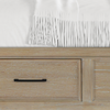 Sonoma Platform Storage Bed with Headboard & Frame, Light Brown - King Size | Lit plateforme de rangement Sonoma avec tête de lit et cadre de lit, brun clair - format très grand lit