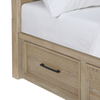Sonoma Platform Storage Bed with Headboard & Frame, Light Brown - King Size | Lit plateforme de rangement Sonoma avec tête de lit et cadre de lit, brun clair - format très grand lit