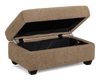 Made in Canada Customizable Sofa Lab Trunk 39" Fabric Storage Ottoman – Chenille Praline | Pouf de rangement personnalisable Trunk de Sofa Lab de 39 po fabriqué au Canada en tissu - Chenille Praline