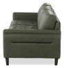 Chateau d’Ax Venice 91" Traditional Genuine Leather Sofa – Green | Sofa traditionnel Venice de Château d’Ax de 91 po en cuir véritable - vert