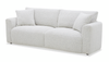 Waverly 90.94” Contemporary Fabric Sofa with Removable Back Cushion - Linen | Sofa contemporain Waverly de 90,94 po en tissu avec coussin de dossier amovible - lin