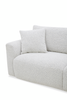 Waverly 90.94” Contemporary Fabric Sofa with Removable Back Cushion - Linen | Sofa contemporain Waverly de 90,94 po en tissu avec coussin de dossier amovible - lin