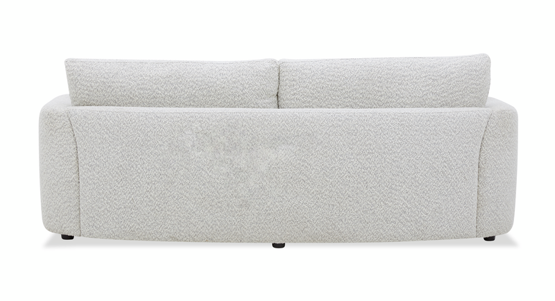Waverly 90.94” Contemporary Fabric Sofa with Removable Back Cushion - Linen
