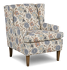 Made in Canada Sofa Lab Customizable Wingback 30" Fabric Accent Chair – Dragonfly Accent Fabric | Fauteuil d’appoint à oreilles personnalisable de Sofa Lab de 30 po fabriqué au Canada en tissu - tissu décoratif Dragonfly
