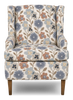 Made in Canada Sofa Lab Customizable Wingback 30" Fabric Accent Chair – Dragonfly Accent Fabric | Fauteuil d’appoint à oreilles personnalisable de Sofa Lab de 30 po fabriqué au Canada en tissu - tissu décoratif Dragonfly