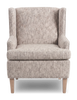 Made in Canada Sofa Lab Customizable Wingback 30" Fabric Accent Chair – Rust Accent Fabric | Fauteuil d’appoint à oreilles personnalisable de Sofa Lab de 30 po fabriqué au Canada en tissu - tissu décoratif Rust