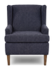 Made in Canada Sofa Lab Customizable Wingback 30" Fabric Accent Chair – Chenille Pacific | Fauteuil d’appoint à oreilles personnalisable de Sofa Lab de 30 po fabriqué au Canada en tissu - Chenille Pacific