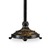 Wisteria 18" Fallhouse Tiffany Floor Lamp with Amber Shade – Antique Bronze | Lampe à pied de style Tiffany Fallhouse de Wisteria de 18 po avec abat-jour ambré - bronze antique