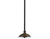 Wisteria 18" Fallhouse Tiffany Floor Lamp with Amber Shade – Antique Bronze | Lampe à pied de style Tiffany Fallhouse de Wisteria de 18 po avec abat-jour ambré - bronze antique