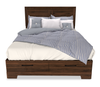 Yorkdale 5pc Bedroom Set with 6-Drawer Storage Bed, Dresser & Mirror, Walnut Brown - Queen Size | Ensemble de chambre à coucher Yorkdale 5 pièces avec lit de rangement à 6 tiroirs, commode et miroir, brun noyer - format grand lit
