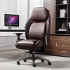 Shaquille O’Neal Home Zephyrus 30.25” High Back Executive Office Chair with AIR Lumbar Support - Brown | Fauteuil président Zephyrus de Shaquille O’Neal Home de 35,25 po à dossier haut avec soutien lombaire AIR - brun