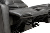 Quest 73" Leather-Look Fabric Power Reclining Loveseat - Grey | Causeuse à inclinaison électrique Quest de 73 po en cuir contrecollé - gris