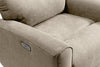 Quest 36.5" Chenille Fabric Power Reclining Chair - Cobblestone | Fauteuil à inclinaison électrique Quest de 36,5 po en tissu de chenille - pavé