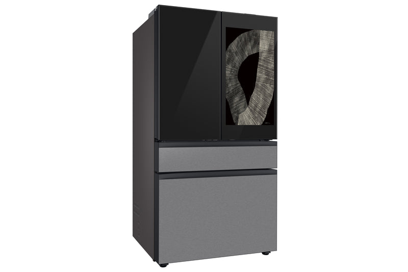 Samsung 36\" 28.6 Cu. Ft. Bespoke 4 Door Flex with AI Family Hub+ Refrigerator - Stainless Steel - RF90F29AECRAC