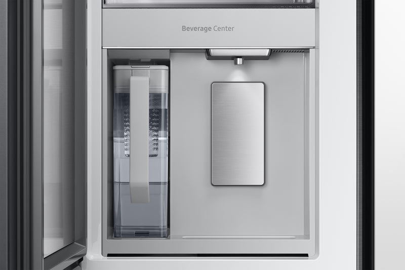 Samsung 36\" 28.6 Cu. Ft. Bespoke 4 Door Flex with AI Family Hub+ Refrigerator - Stainless Steel - RF90F29AECRAC