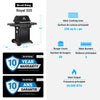 Broil King Royal 320 Shadow 3-Burner 30,000-BTU Natural Gas BBQ - 824157 Grill | Broil King Royal 320 Shadow 3-bruleurs 30 000 BTU Barbecue a gaz naturel - 824157