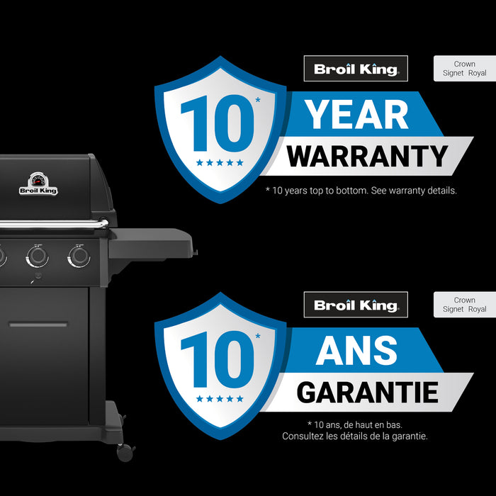 Broil King Royal 320 Shadow 3-Burner 30,000-BTU Natural Gas BBQ - 824157 Grill
