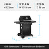Broil King Royal 320 Shadow 3-Burner 30,000-BTU Natural Gas BBQ - 824157 Grill | Broil King Royal 320 Shadow 3-bruleurs 30 000 BTU Barbecue a gaz naturel - 824157