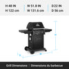 Broil King Royal 340 Shadow 3-Burner 30,000-BTU Propane Gas BBQ - 824164 Grill | Broil King Royal 340 Shadow 3-bruleurs 30 000 BTU Barbecue a gaz propane - 824164