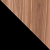 Manhattan Comfort Beekman 35.43” Sideboard with 2 Shelves - Brown & Black|Desserte Beekman de Manhattan Comfort de 35,43 po avec 2 tablettes - brune et noire