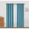 Jacquard Panel Tree Blue 84" - Set of 2|Rideau de 84 po bleu en jacquard à motif d’arbres - ensemble de 2