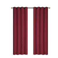 Jacquard Panel Tree Burgundy 84