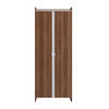 Manhattan Comfort Mid-Century Modern Ratzer Storage Cabinet with 11 Shelves - Brown & White|Armoire de rangement Ratzer de Manhattan Comfort de style moderne du milieu du 20e siècle avec 11 tablettes - brune et blanche