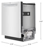 Bosch 100 Series 24" Built-In Dishwasher – White - SHE2ADF2N | Lave-vaisselle encastré Bosch de série 100 de 24 po - blanc - SHE2ADF2N