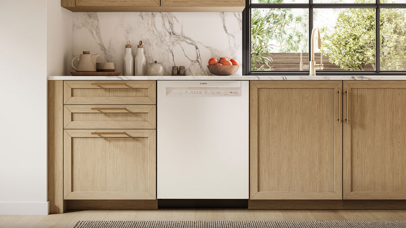 Bosch 100 Series 24\" Built-In Dishwasher – White - SHE2ADF2N