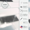 Smart Tiles Peel and Stick 4-Sheet 10 x 9 Backsplash - Muretto Brina|Dosseret Smart Tiles peler et coller 10 x 9, 4 feuilles - Muretto Brina
