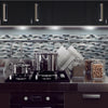 Smart Tiles Peel and Stick 4-Sheet 10 x 9 Backsplash - Muretto Brina|Dosseret Smart Tiles peler et coller 10 x 9, 4 feuilles - Muretto Brina
