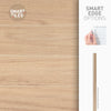Smart Tiles Peel and Stick 2-Sheet 23 x 12 Backsplash - Norway Oak|Dosseret Smart Tiles peler et coller 23 x 12, 2 feuilles - Norway Oak