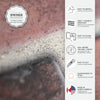 Smart Tiles Peel and Stick 2-Sheet 21 x 11 Backsplash - Brik Porto|Dosseret Smart Tiles peler et coller 21 x 11, 2 feuilles - Brik Porto