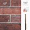 Smart Tiles Peel and Stick 2-Sheet 21 x 11 Backsplash - Brik Porto|Dosseret Smart Tiles peler et coller 21 x 11, 2 feuilles - Brik Porto