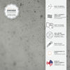 Smart Tiles Peel and Stick 2-Sheet 23 x 12 Backsplash - Blok Grey|Dosseret Smart Tiles peler et coller 23 x 12, 2 feuilles - Blok Grey