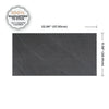 Smart Tiles Peel and Stick 2-Sheet 23 x 12 Backsplash - Blok Slate|Dosseret Smart Tiles peler et coller 23 x 12, 2 feuilles - Blok Slate