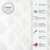 Smart Tiles Peel and Stick 2-Sheet 23 x 12 Backsplash - Blok Minimo|Dosseret Smart Tiles peler et coller 23 x 12, 2 feuilles - Blok Minimo