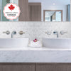 Smart Tiles Peel and Stick 2-Sheet 23 x 12 Backsplash - Blok Minimo|Dosseret Smart Tiles peler et coller 23 x 12, 2 feuilles - Blok Minimo