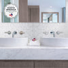 Smart Tiles Peel and Stick 2-Sheet 23 x 12 Backsplash - Blok Minimo|Dosseret Smart Tiles peler et coller 23 x 12, 2 feuilles - Blok Minimo